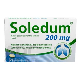 Soledum 200 mg mäkké gastrorezistentné kapsuly