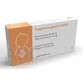 SUPPOSITORIA GLYCERINI SANO PRE DETI 1G