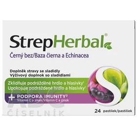 StrepHerbal Baza čierna a Echinacea