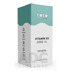 TOTO VITAMIN D3 2000 I.U.