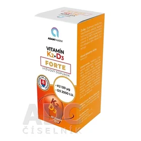 ADAMPHARM VITAMIN K2+D3 FORTE