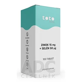 TOTO ZINOK 15 MG + SELEN 50 µG