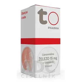 TOTO LIPOZOMALNE ZELEZO 15 MG + VITAMIN C