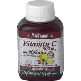 MedPharma VITAMÍN C 500MG so šípkami