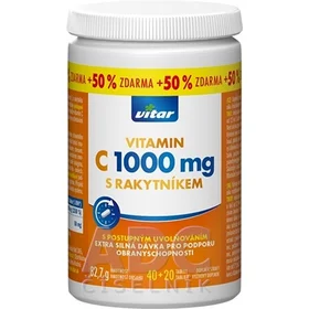 VITAR VITAMIN C 1000 mg S RAKYTNÍKOM