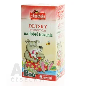 APOTHEKE BIO DETSKÝ BYLINNÝ ČAJ NA DOBRÉ TRÁVENIE