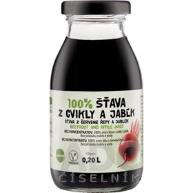 zdravo 100% ŠŤAVA Z CVIKLY A JABĹK